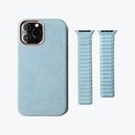 Alcantara Apple Watch Magnetic Bands // Baby Blue (38/40/41mm)