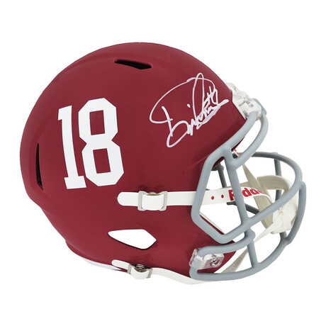 Derrick Henry // Alabama Crimson Tide // Signed Riddell Full Size Speed Replica Helmet (Beckett)