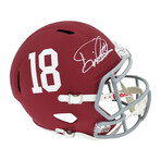 Derrick Henry // Alabama Crimson Tide // Signed Riddell Full Size Speed Replica Helmet (Beckett)