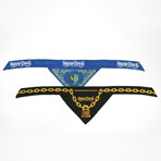 Deluxe Pet Bandana Set Of 2 // Halftime & Off The Chain (XS)