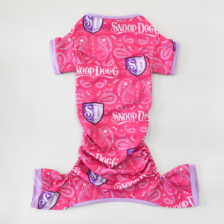 Snoop Doggie Doggs Pink Boss Lady Deluxe Pet Jersey, Medium