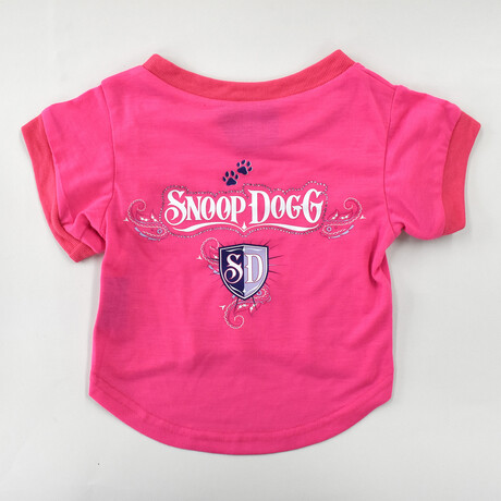 Snoop Doggie Doggs Deluxe Pet Jersey - Pink