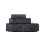 Brooks Brothers Solid Signature // 3 Piece Towel Set (Silver)