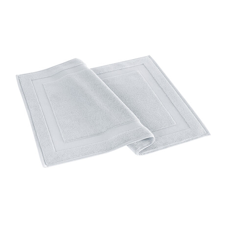 Brooks Brothers Solid Signature // Bath Mat (Silver)