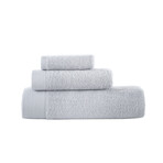 Brooks Brothers Solid Signature // 3 Piece Towel Set (Silver)