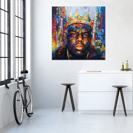 Hip Hop Legend #1 by Leon Devenice (18"H x 18"W x 0.75"D)