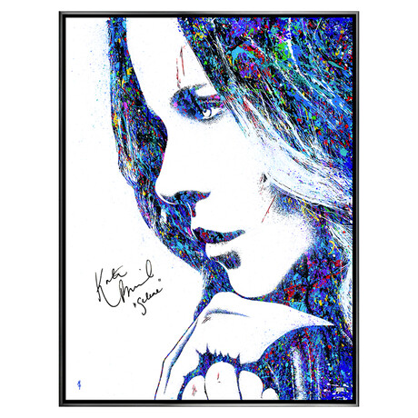 Kate Beckinsale Autographed Michael Ferrari Underworld Selene 30"x40" Framed Canvas Giclée