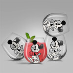 Disney Mickey Mouse Constructive Stemless Wine Glass // 15 oz // Set of 4