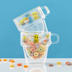 Star Wars™ Awake Child Band Double Walled Glass Mugs // 11.5 oz // Set of 4