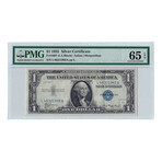 1935 $1 Small Size Silver Certificate // PMG Certified Gem Uncirculated 65 EPQ