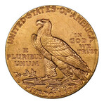 1909-D $2.5 Gold Indian Quarter Eagle // PCGS & CAC Certified MS63 // Wood Presentation Box