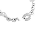 Bvlgari // 18K White Gold Charm Bracelet // 7.5" // Estate