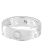 Cartier // LOVE 18K White Gold 6 Diamond Ring // Ring Size: 5.25 // Estate