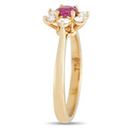 Tiffany & Co. // 18K Yellow Gold Diamond + Ruby Ring // Ring Size: 5.5 // Estate