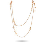 Hermes // 18K Rose Gold Necklace // 42" // Estate