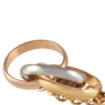 Cartier // Trinity 18K White Gold + 18k Yellow Gold + 18k Rose Gold Necklace // 40" // Estate