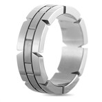 Cartier // Panthere 18K White Gold Band Ring // Ring Size: 6.5 // Estate
