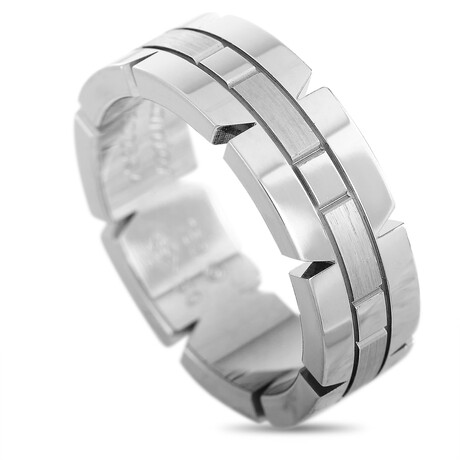 Cartier // Panthere 18K White Gold Band Ring // Ring Size: 6.5 // Estate