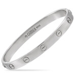Cartier // LOVE 18K White Gold Bracelet // 6.7" // Estate