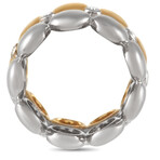 Cartier // 18K Yellow Gold + 18k White Gold Diamond Ring // Ring Size: 6 // Estate
