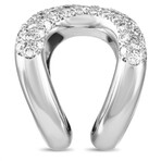 Hermes // 18K White Gold Diamond Ring // Ring Size: 6 // Estate