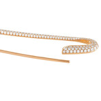 Hermes // Chaine d'Ancre Punk 18K Rose Gold Diamond Necklace // 26" // New