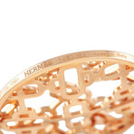 Hermes // Chaine d'Ancre Passerelle 18K Rose Gold Earrings // Estate