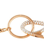 Hermes // Chaine d'Ancre Punk 18K Rose Gold Diamond Necklace // 26" // New