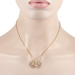 Van Cleef & Arpels // Cosmos 18K Yellow Gold Diamond Pendant Necklace // 17" // Estate