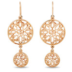 Hermes // Chaine d'Ancre Passerelle 18K Rose Gold Earrings // Estate