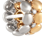Cartier // 18K Yellow Gold + 18k White Gold Diamond Ring // Ring Size: 6 // Estate