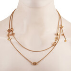 Hermes // 18K Rose Gold Necklace // 42" // Estate