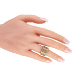 Cartier // Maillon de Panthere 18K Yellow Gold Diamond Ring // Ring Size: 5.75 // Estate