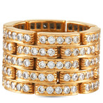 Cartier // Maillon de Panthere 18K Yellow Gold Diamond Ring // Ring Size: 5.75 // Estate