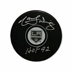 Marcel Dionne // Los Angeles Kings // Autographed Puck + Inscription