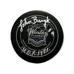 Johnny Bucyk // Boston Bruins // Autographed Puck + Inscription