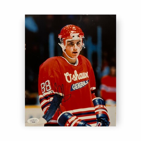 Eric Lindros // Oshawa Generals // Autographed Photograph