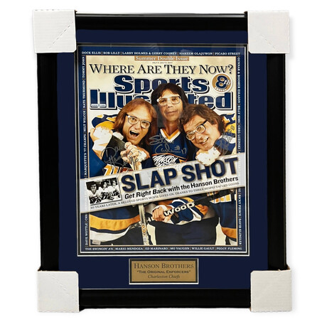 Hanson Brothers // Charleston Chiefs // Autographed Photograph + Framed
