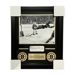 Bobby Orr // Boston Bruins // Autographed Cut + Framed