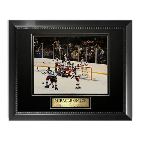 Miracle On Ice // USA // Unsigned Photograph + Framed