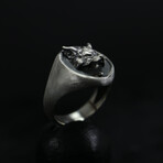 Wolf Tumbled Ring (Ring Size: 5.25)