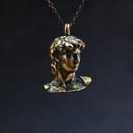 David Michelangelo Bust Necklace (19.69")