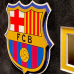 Leo Messi Autographed FC Barcelona // 25" x 17"