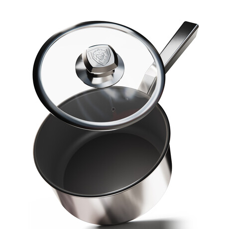 Dalstrong // 3qt. Aluminum Core Sauce Pot // ETERNA Non Stick Coating // 3 Ply with Lid