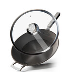 Dalstrong 12" Aluminum Core Saute Frypan // ETERNA Non Stick Coating // 3 Ply with Lid