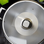 Dalstrong 12" Aluminum Core Wok // 3 Ply with Lid