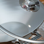 Dalstrong 12" Aluminum Core Wok // 3 Ply with Lid