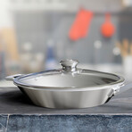 Dalstrong 12" Aluminum Core Frying Pan // 3 Ply with Lid