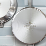 Dalstrong 12" Aluminum Core Saute Frypan // 3 Ply with Lid