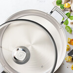 Dalstrong 12" Aluminum Core Saute Frypan // 3 Ply with Lid